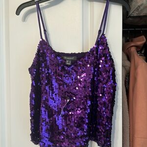 Primark Sparkling Purple Tank Top